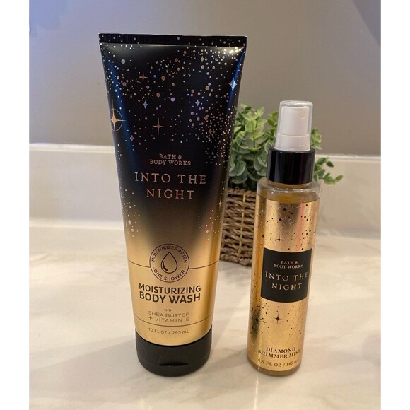NEW Bath & Body Works  Into the Night  Wash & Diamond Shimmer Mist Fragrance - Picture 2 of 12